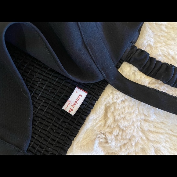 Sunday Best Black Cropped Tank Top - Picture 3 of 3